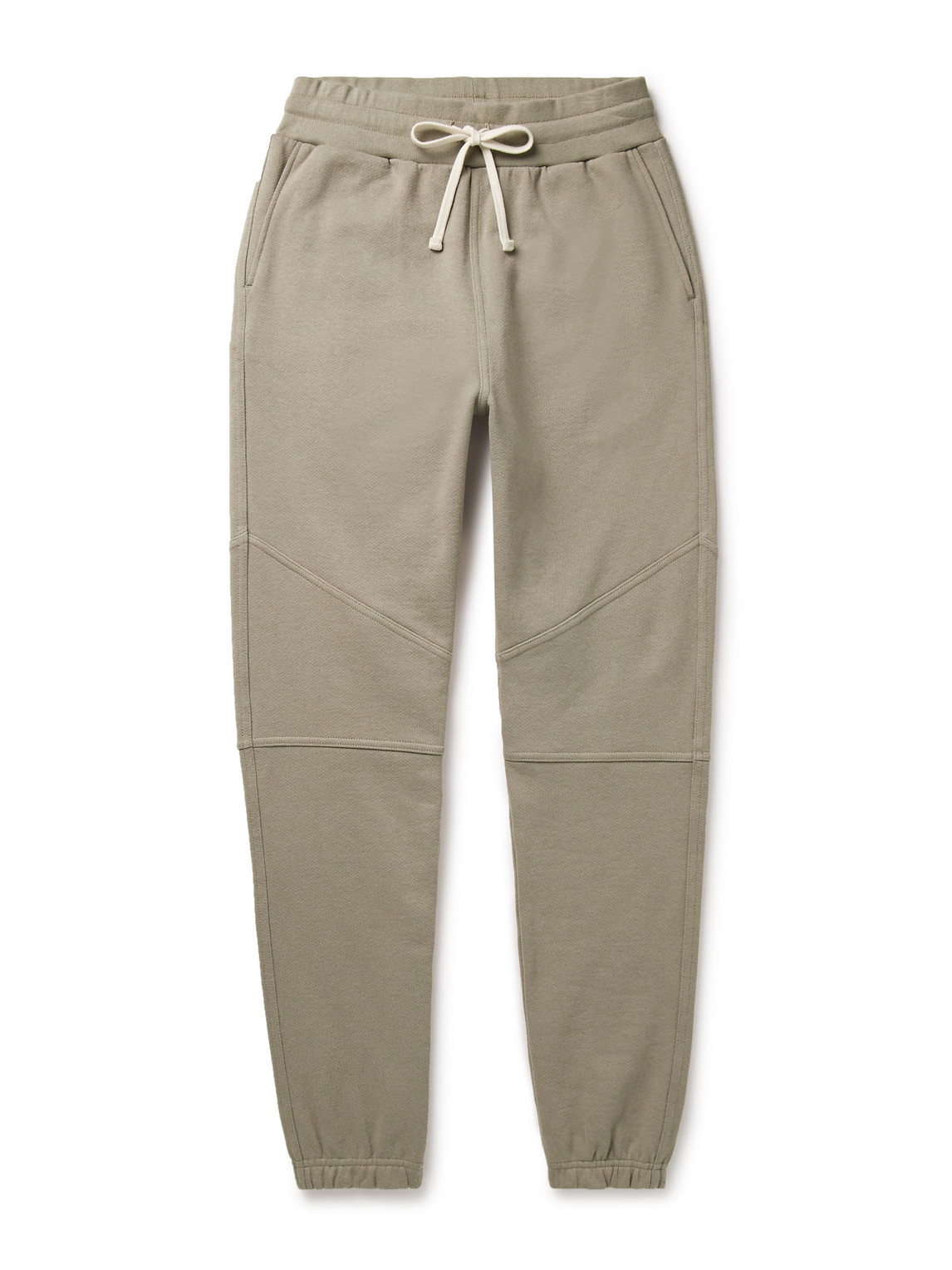 John Elliott - Studio Fleece Escobar Slim-Fit Tapered Cotton-Jersey Sweatpants - Men - Brown - XL von John Elliott