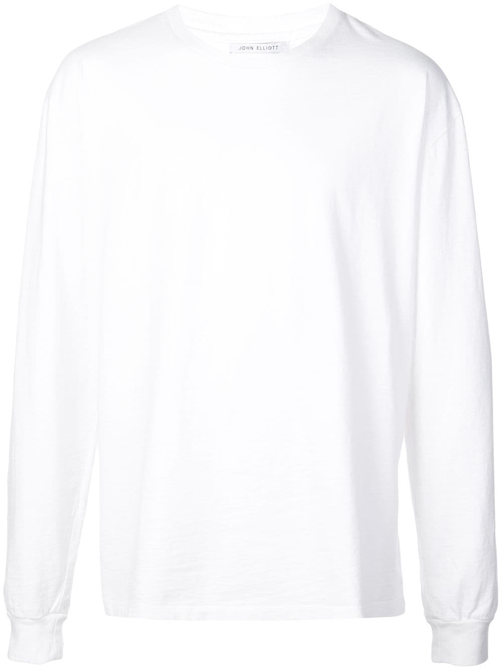 John Elliott Klassisches Langarmshirt - Weiß von John Elliott