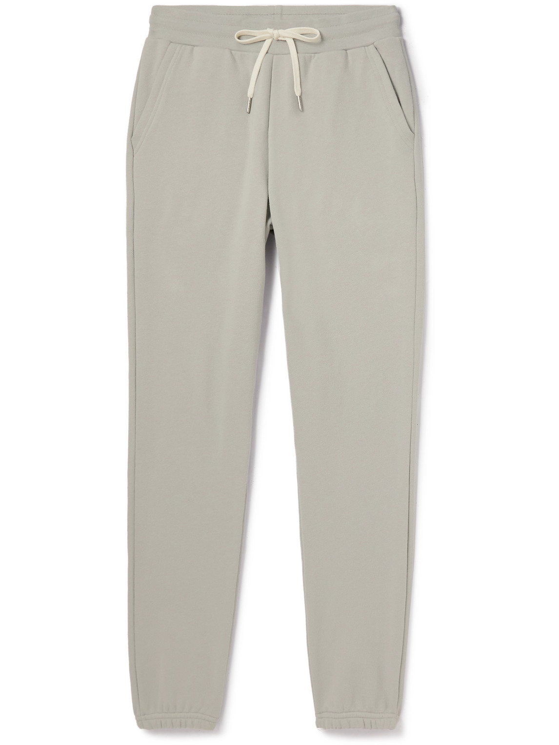 John Elliott - LA Tapered Cotton-Jersey Sweatpants - Men - Gray - XXL von John Elliott