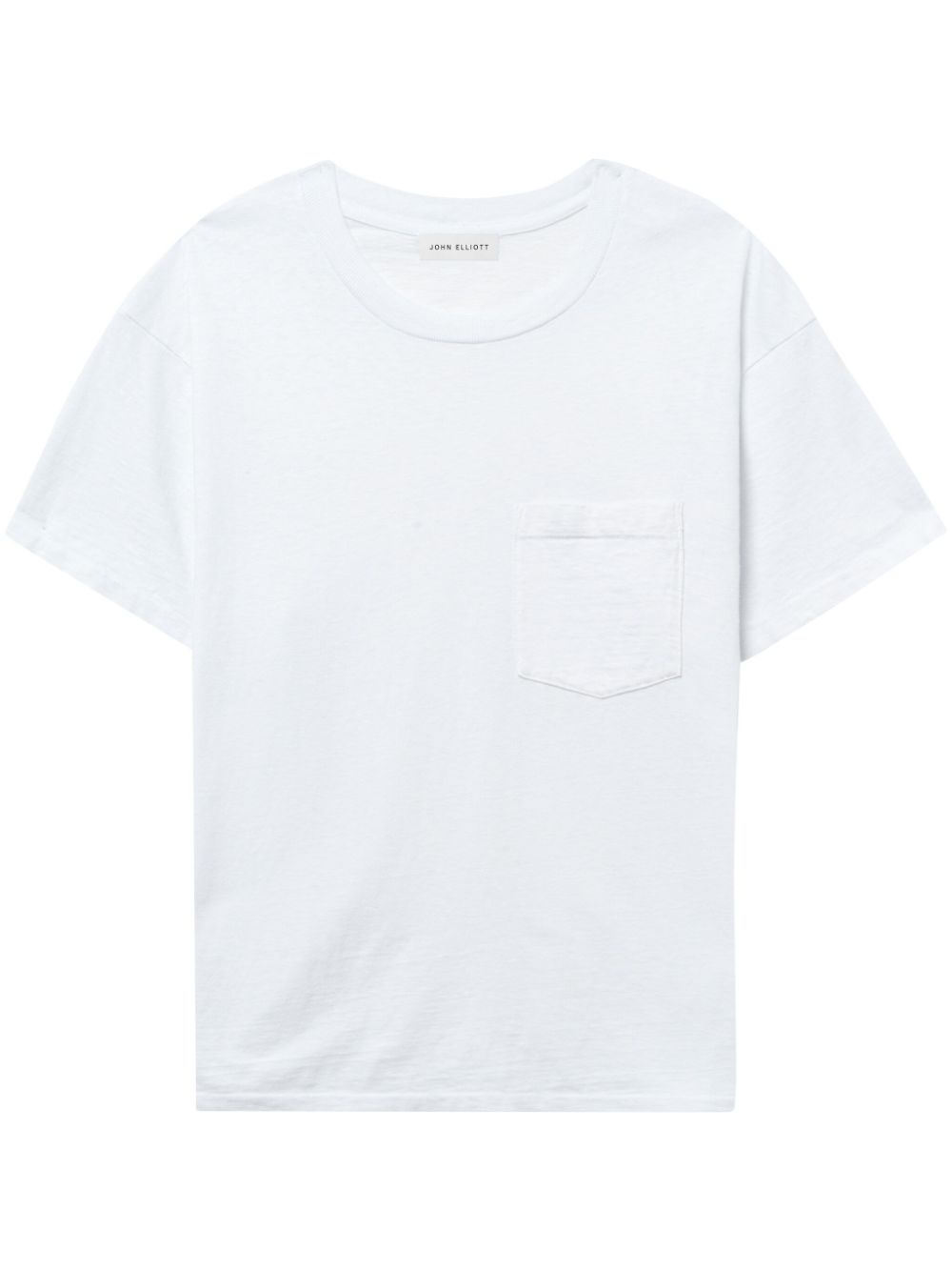 John Elliott T-Shirt mit Brusttasche - Weiß von John Elliott