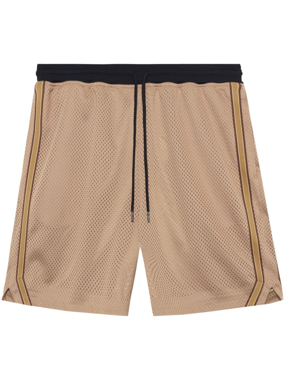 John Elliott Mesh-Shorts mit Streifendetail - Braun von John Elliott