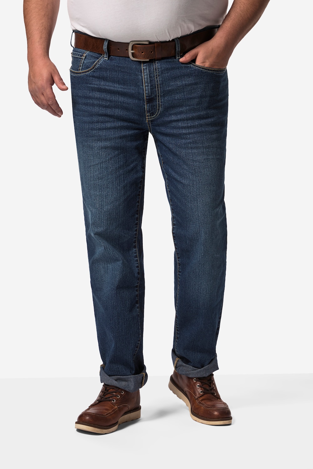 Große Größen John F. Gee Jeans, Herren, blau, Größe: 32, Baumwolle/Polyester, John F. Gee von John F. Gee