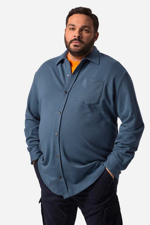 John F. Gee Businesshemd John F. Gee Sweathemd Langarm Kentkragen bis 8 XL von John F. Gee
