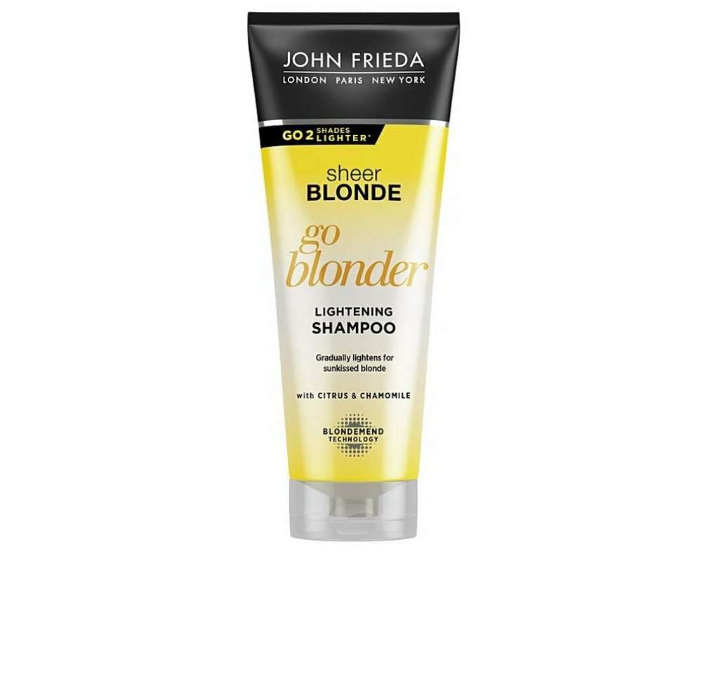 John Frieda Haarshampoo Sheer Blonde Go Blonder Aufhellendes Shampoo 250ml von John Frieda