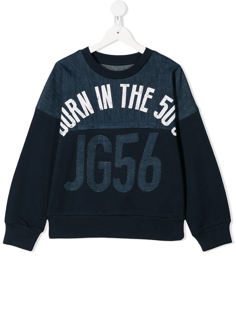 John Galliano Kids Sweatshirt mit Print - Blau von John Galliano Kids