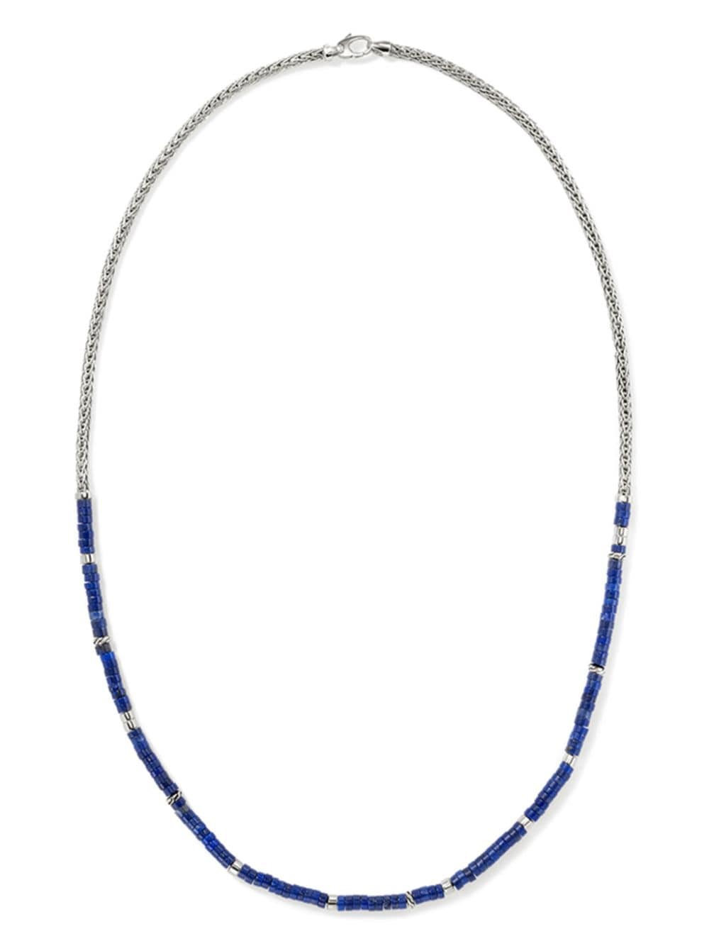 John Hardy Heishi-Halskette aus Sterlingsilber mit Lapislazuli - Blau von John Hardy