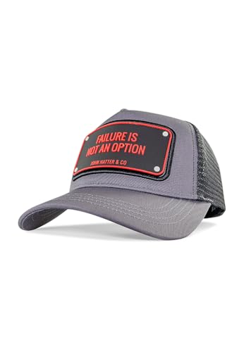 John Hatter & Co Trucker Cap Failure is NOT AN Option Anthrazit, Size:OneSize von John Hatter & Co