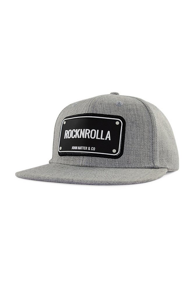 John Hatter & Co. Snapback Cap John Hatter & Co Flat Brim Snapback Cap ROCKNROLLA Grey Grau von John Hatter & Co.