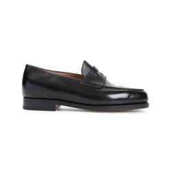 John Lobb Herrenloafer Aus Schwarzem Kalbsleder - 2,5cm Absatz von John Lobb