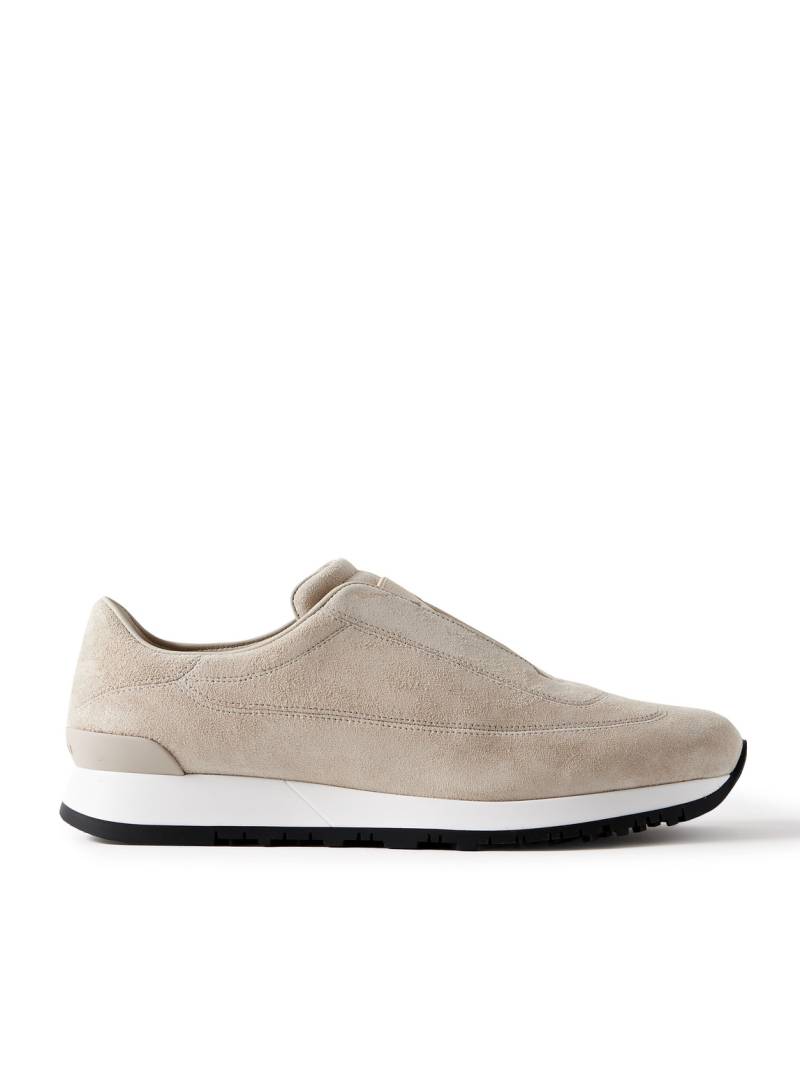 John Lobb - Lift Suede Slip-On Sneakers - Men - Neutrals - UK 12 von John Lobb