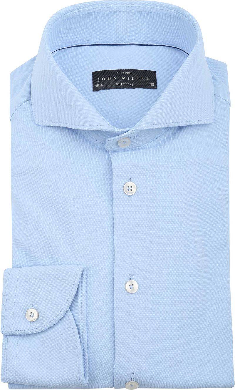 John Miller Hemd Hyperstretch Hellblau - Größe 44 von John Miller