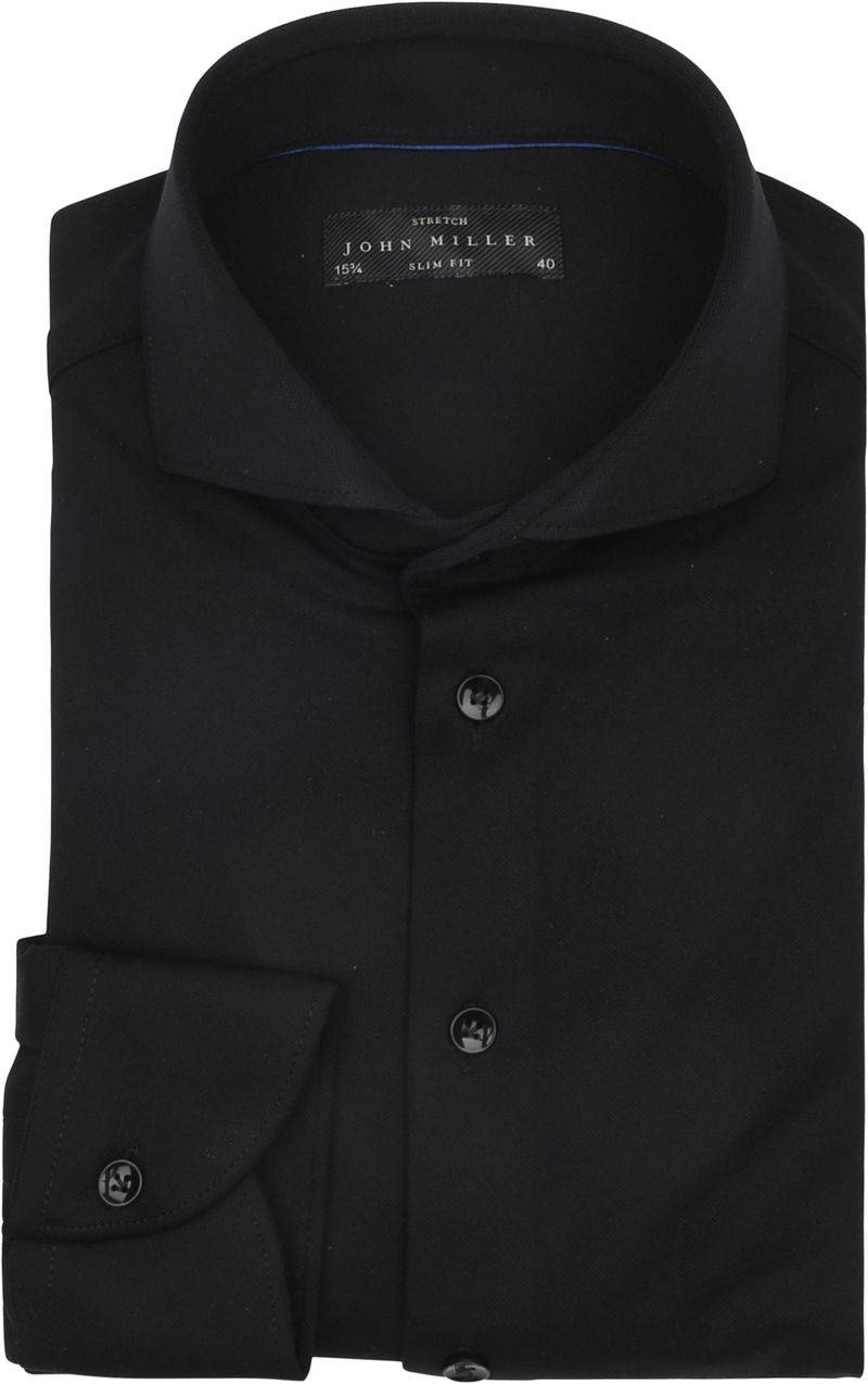 John Miller Hemd Hyperstretch Schwarz - Größe 38 von John Miller