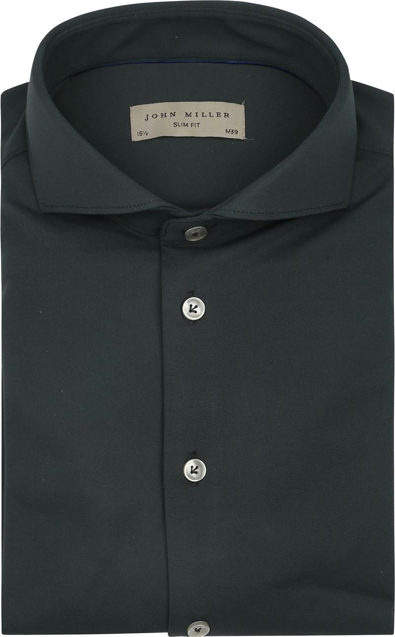 John Miller Hemd Hyperstretch Vert foncé - Größe 45 von John Miller
