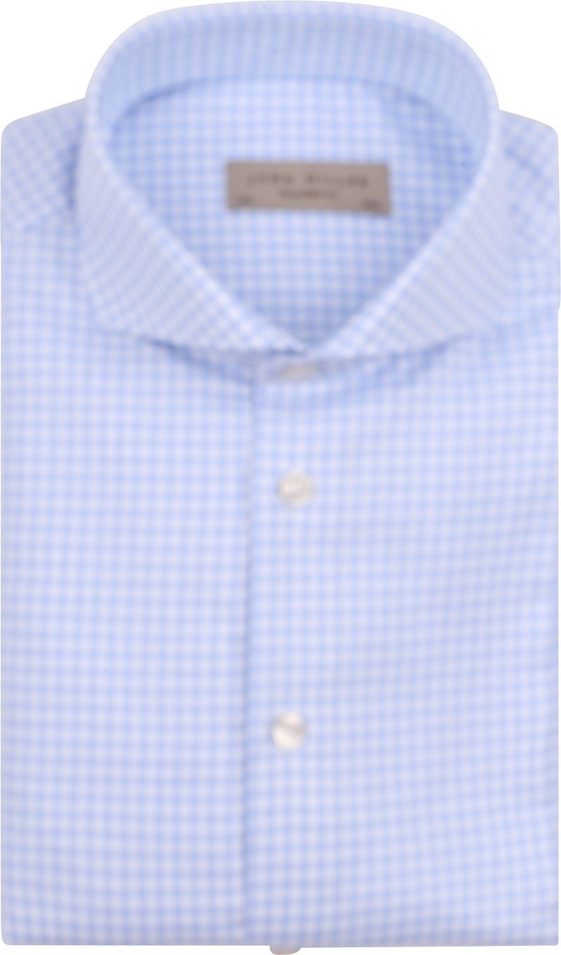 John Miller Hemd Kariert Hellblau - Größe 44 von John Miller
