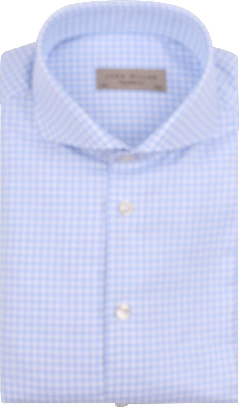 John Miller Hemd Kariert Hellblau - Größe 44 von John Miller