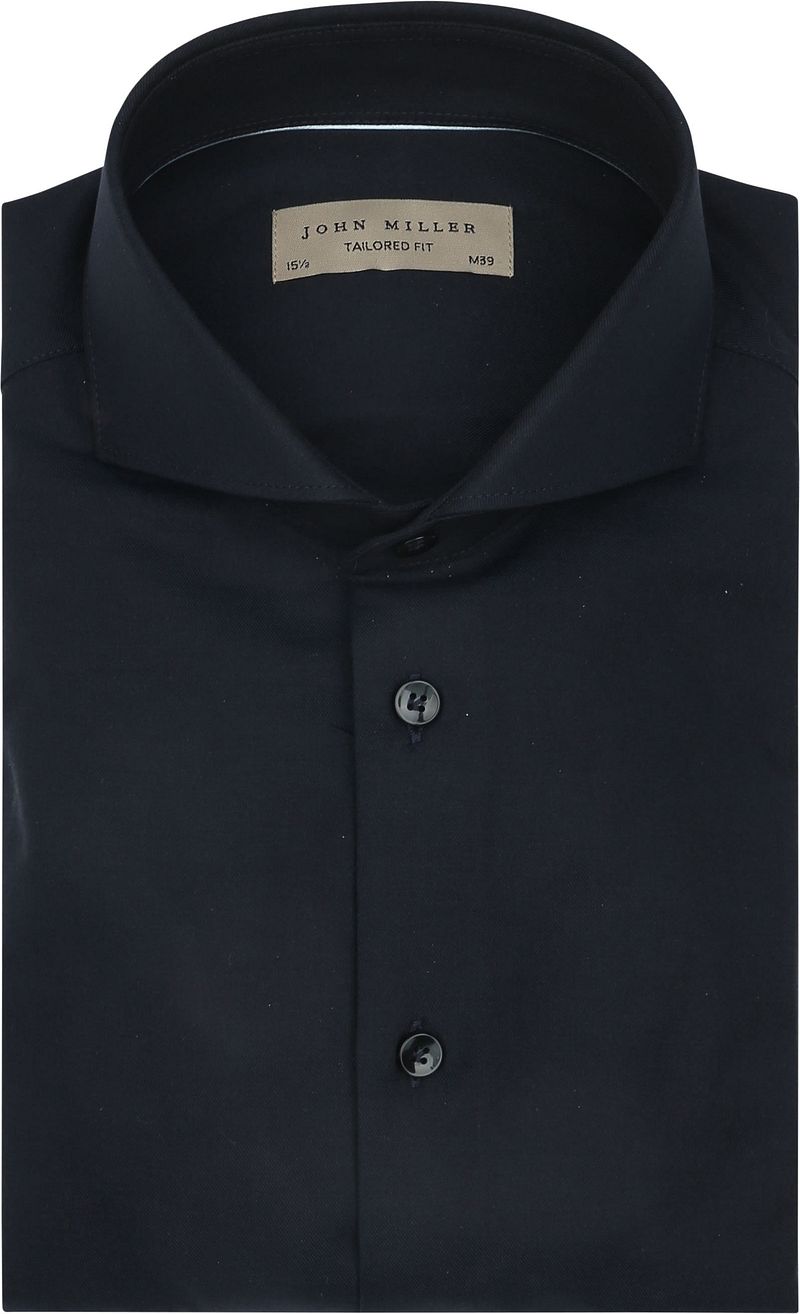 John Miller Hemd Twill Navy - Größe 40 von John Miller