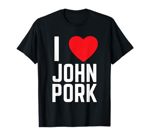 John Pork Meme Damen Ich Liebe John Pork Lustiges Genz-Meme T-Shirt Schwarz S EU Klein Regulär V-Ausschnitt Halbarm Klassisch John Pork Meme Damen Ich Liebe John Pork Lustiges Genz-Meme T-Shirt Schwarz S EU Klein Regulär V-Ausschnitt Halbarm Klassisch von John Pork Meme