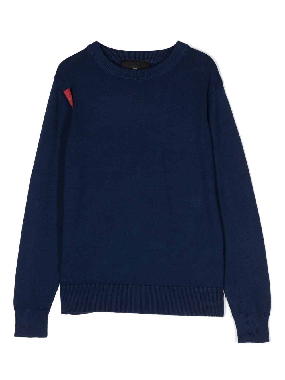 John Richmond Junior Hoshi Sweatshirt mit Logo-Patch - Blau von John Richmond Junior