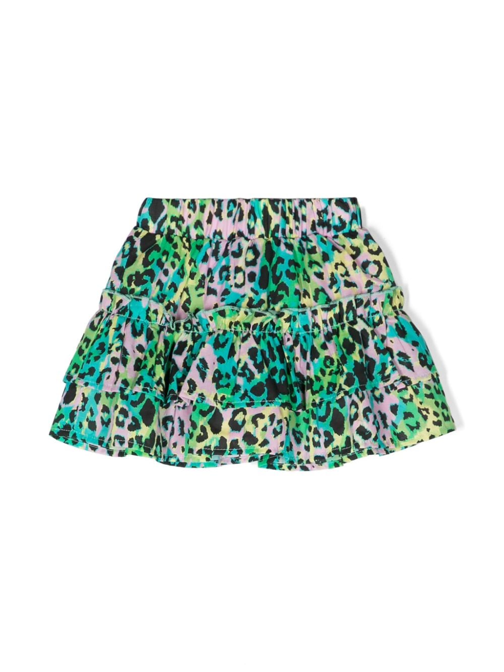 John Richmond Junior Minirock mit Leoparden-Print - Grün von John Richmond Junior