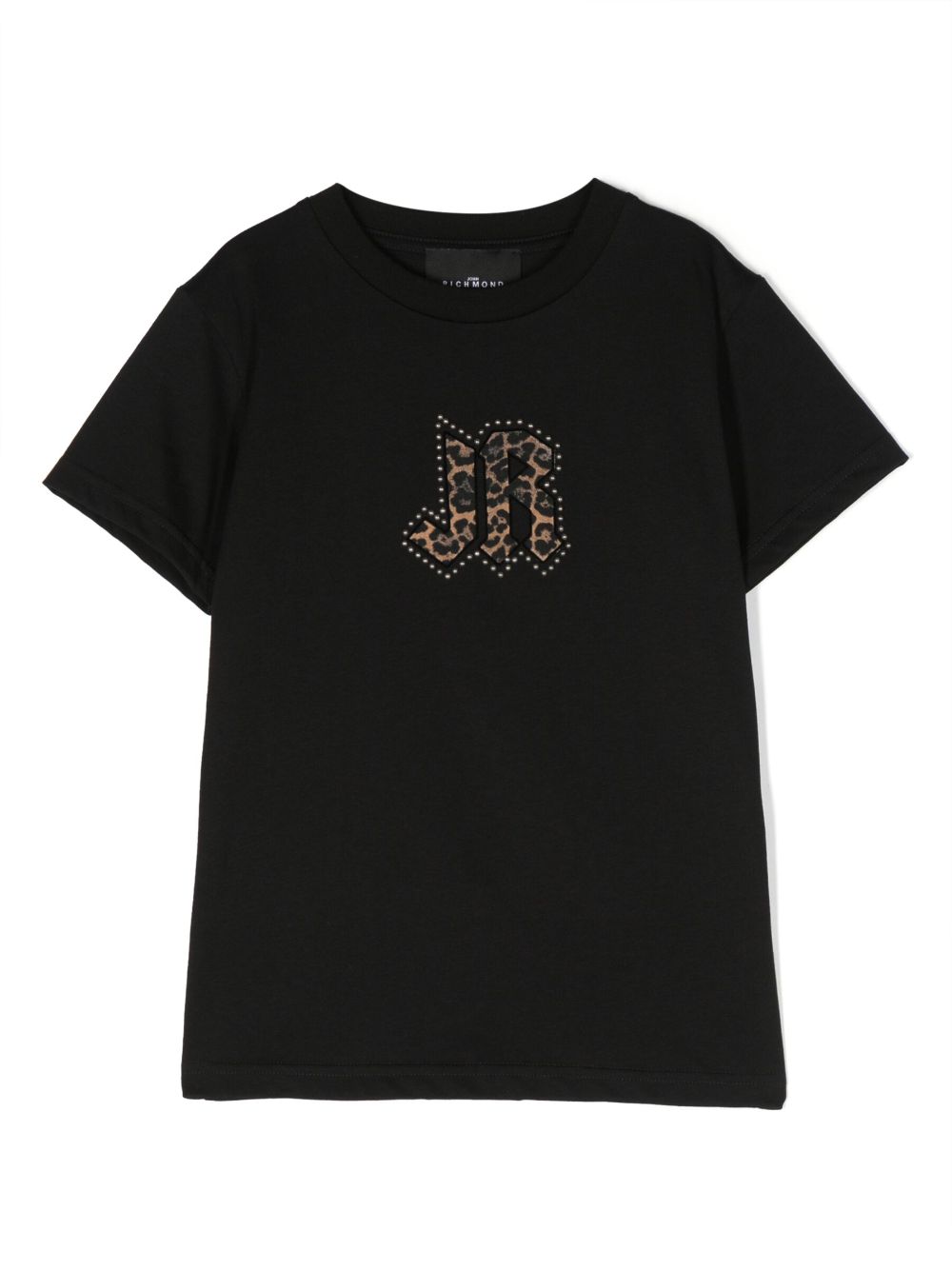 John Richmond Junior T-Shirt mit Logo-Print - Schwarz von John Richmond Junior