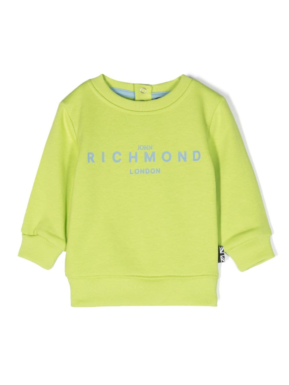 John Richmond Junior Sweatshirt mit Logo-Print - Grün von John Richmond Junior