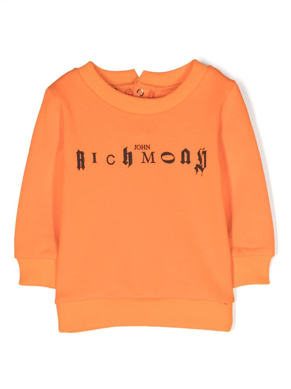 John Richmond Junior Sweatshirt mit Logo-Print - Orange von John Richmond Junior