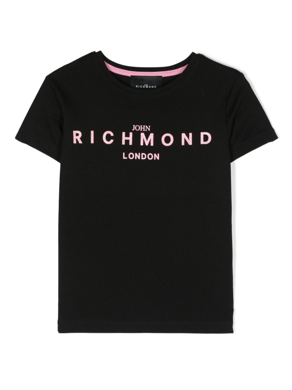 John Richmond Junior T-Shirt mit Logo-Print - Schwarz von John Richmond Junior