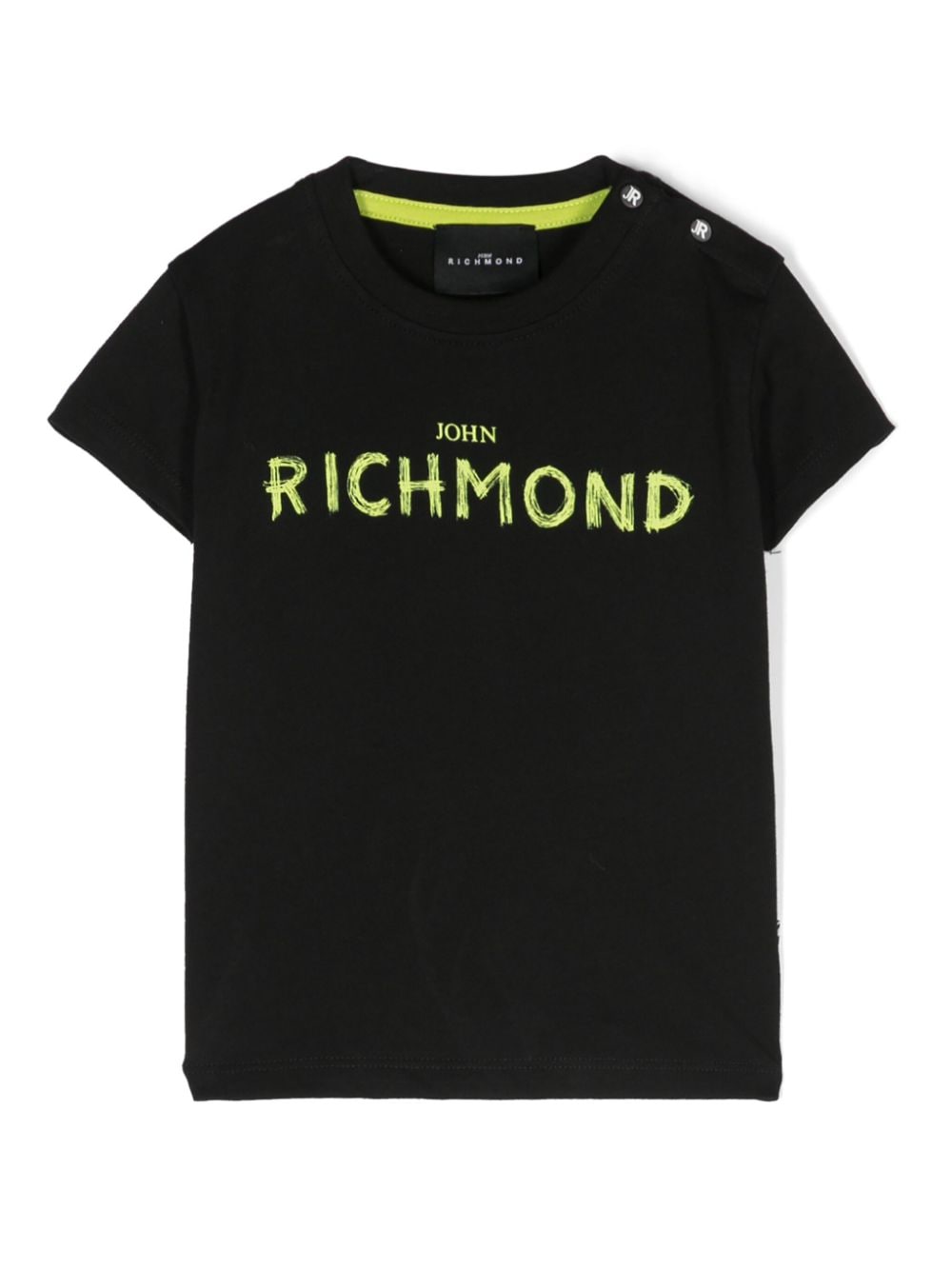 John Richmond Junior T-Shirt mit Logo-Print - Schwarz von John Richmond Junior