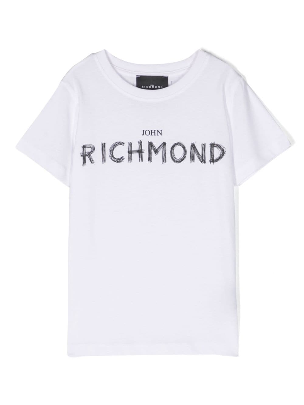 John Richmond Junior T-Shirt mit Logo-Print - Weiß von John Richmond Junior