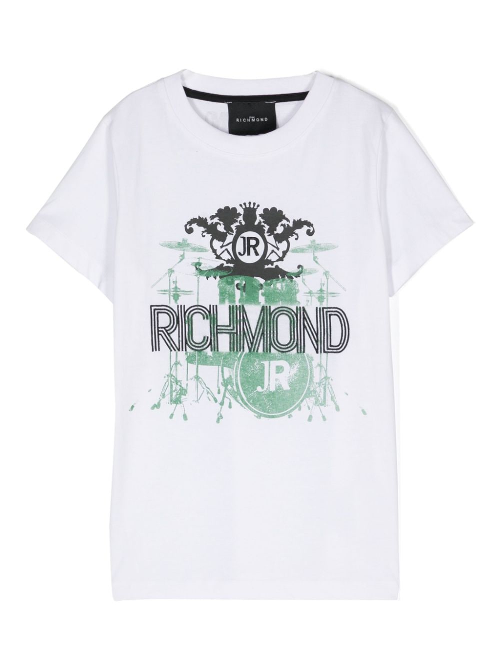 John Richmond Junior T-Shirt mit Logo-Print - Weiß von John Richmond Junior