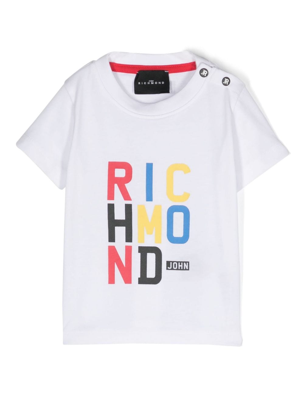 John Richmond Junior T-Shirt mit Logo-Print - Weiß von John Richmond Junior