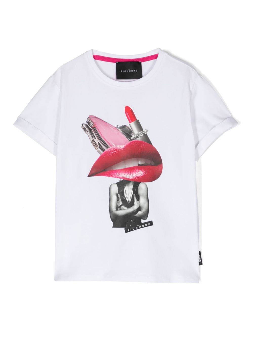 John Richmond Junior T-Shirt mit grafischem Print - Weiß von John Richmond Junior