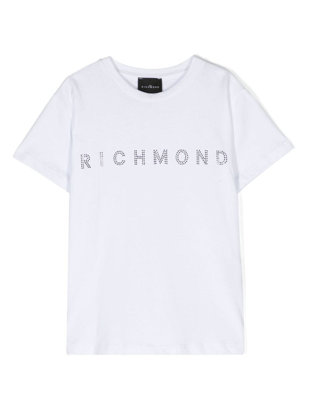 John Richmond Junior T-Shirt mit Logo-Verzierung - Weiß von John Richmond Junior