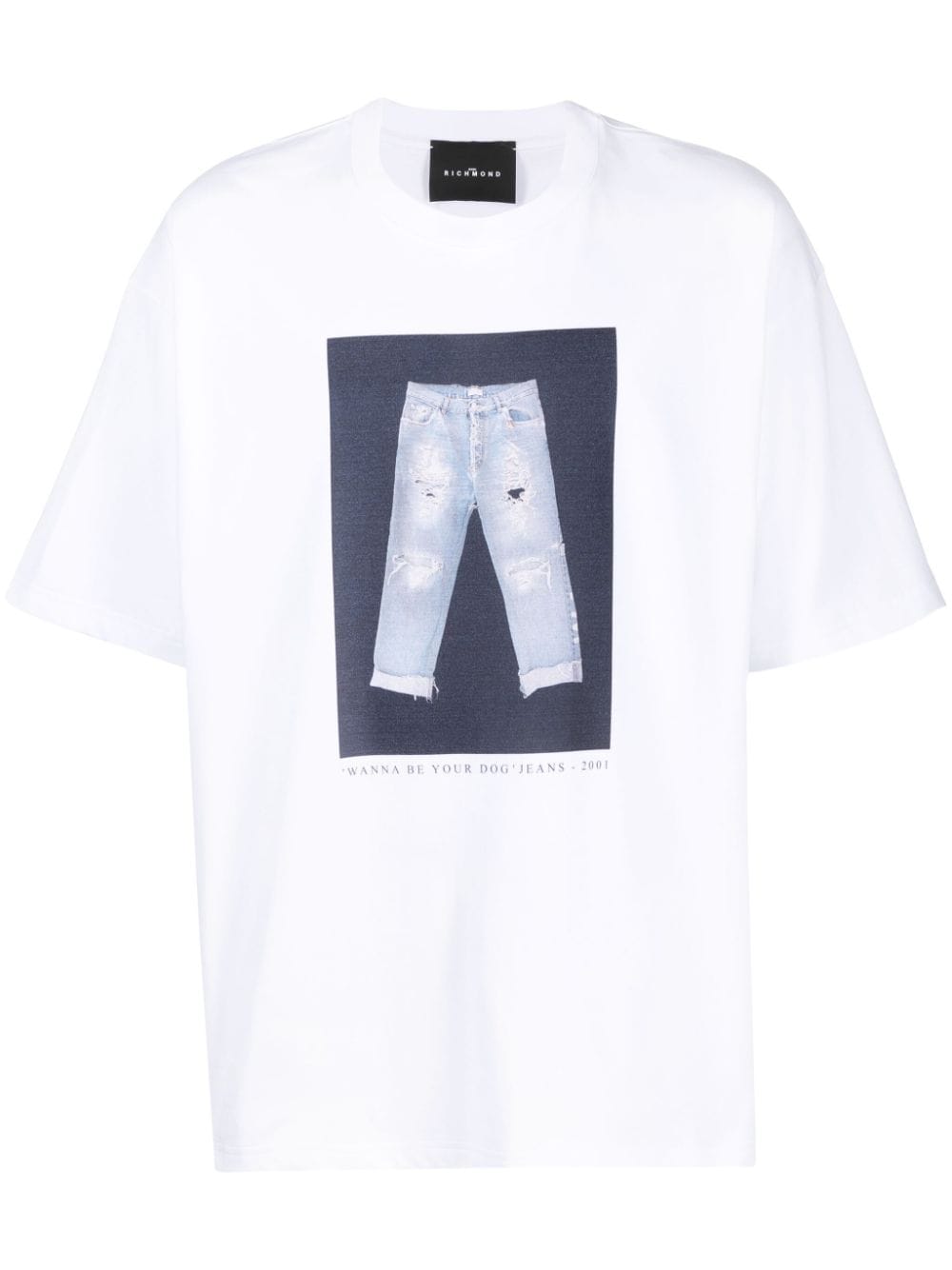 John Richmond Affak T-Shirt mit grafischem Print - Weiß von John Richmond