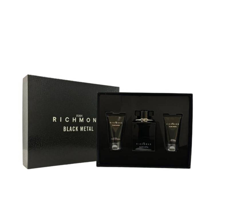 John Richmond Duft-Set Set : Black Metal Natural Shower Gel 50ml, Body Lotion 50ml, EdP 100ml von John Richmond