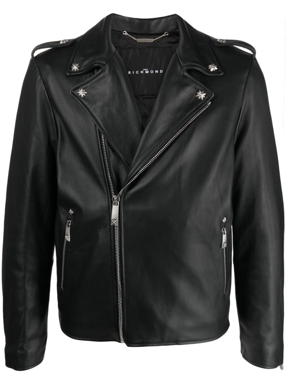 John Richmond Mililo Bikerjacke - Schwarz von John Richmond