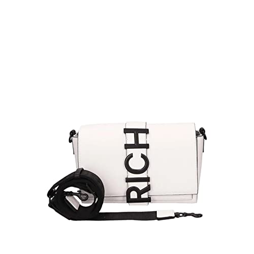 John Richmond Weiße Frau Juoge Schultertasche, Weiß, Einheitsgröße von John Richmond