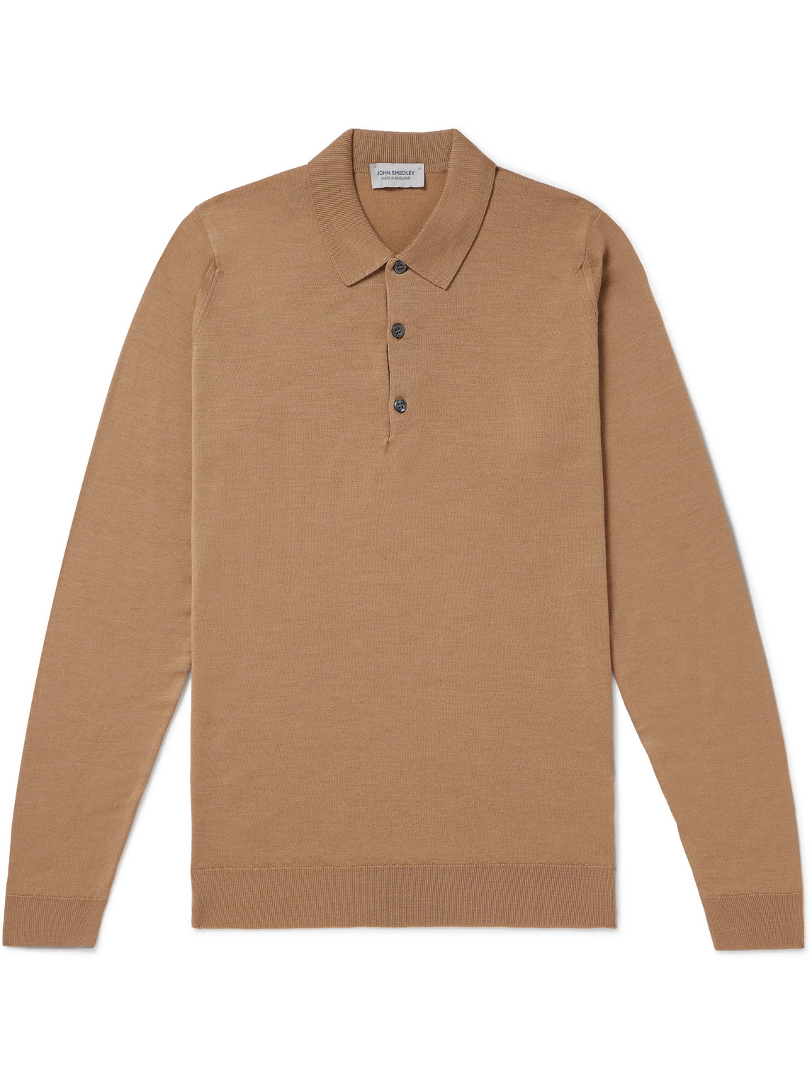 John Smedley - Belper Slim-Fit Merino Wool Polo Shirt - Men - Neutrals - XXL von John Smedley