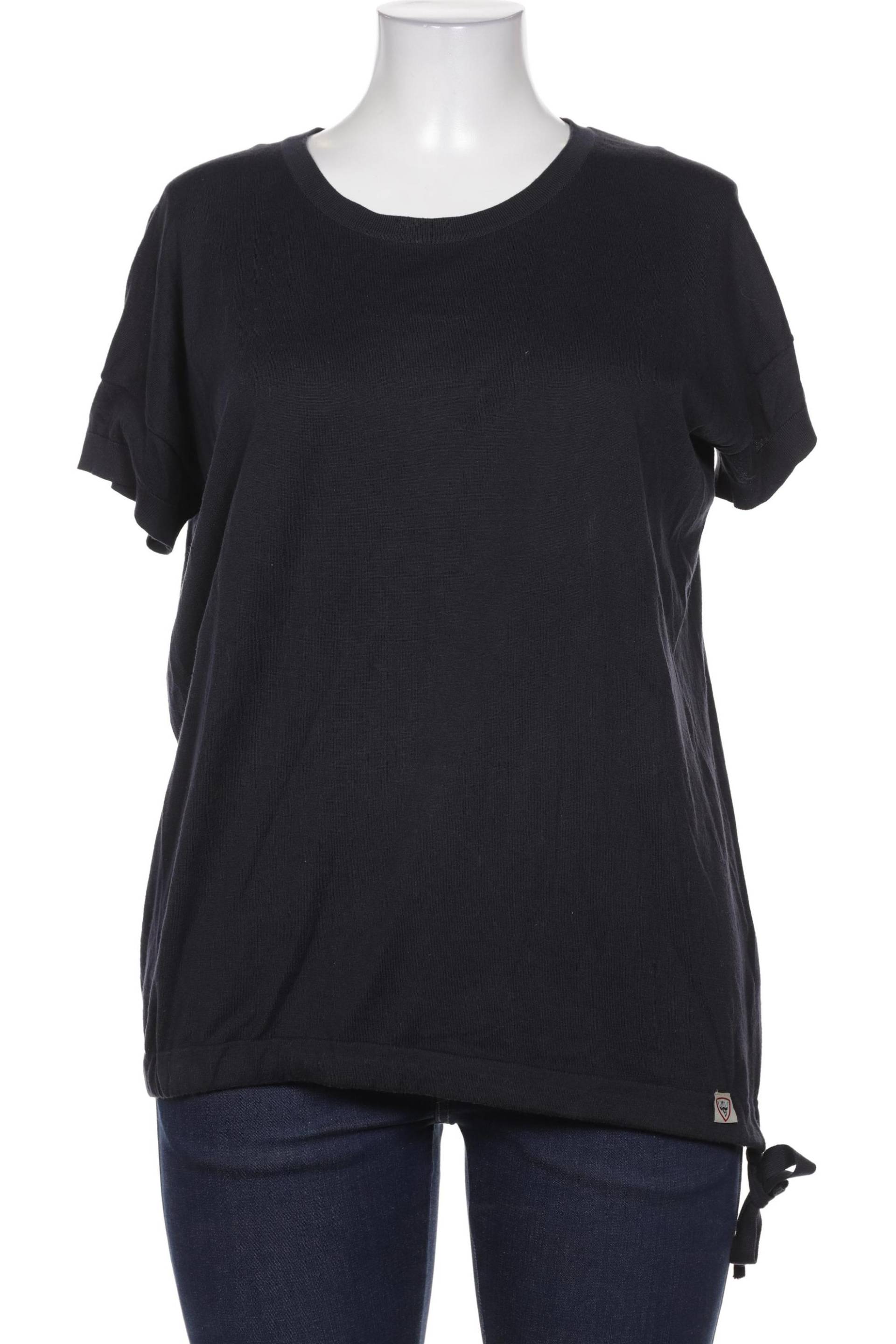 John Smedley Damen T-Shirt, marineblau von John Smedley