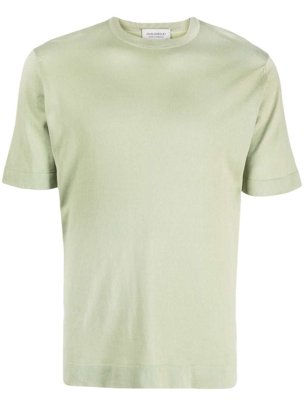 John Smedley Fein gestricktes T-Shirt - Grün von John Smedley