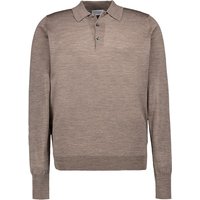 John Smedley Herren Pullover braun unifarben von John Smedley