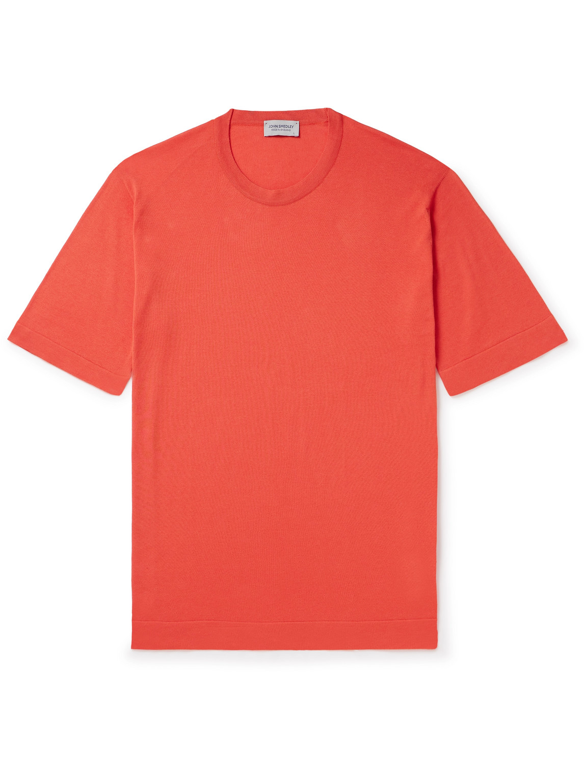 John Smedley - Lorca Slim-Fit Sea Island Cotton T-Shirt - Men - Red - XXL von John Smedley