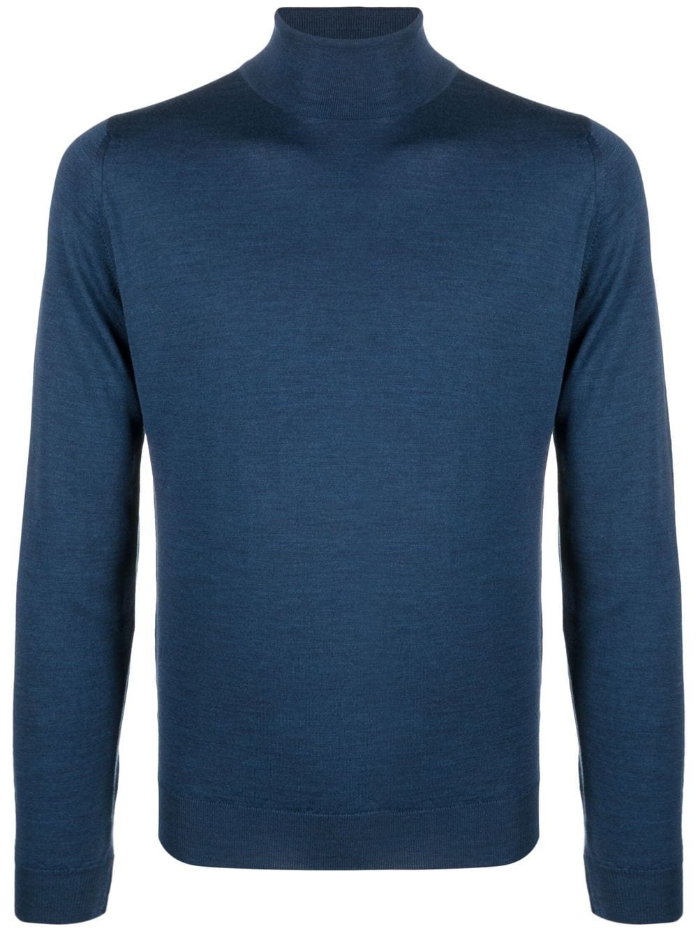 John Smedley Merinopullover mit Rollkragen - Blau von John Smedley