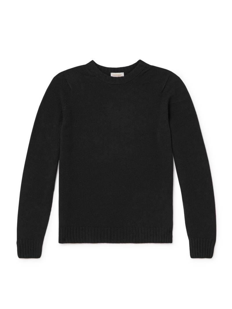 John Smedley - Norfolk Recycled-Cashmere and Merino Wool-Blend Sweater - Men - Black - L von John Smedley