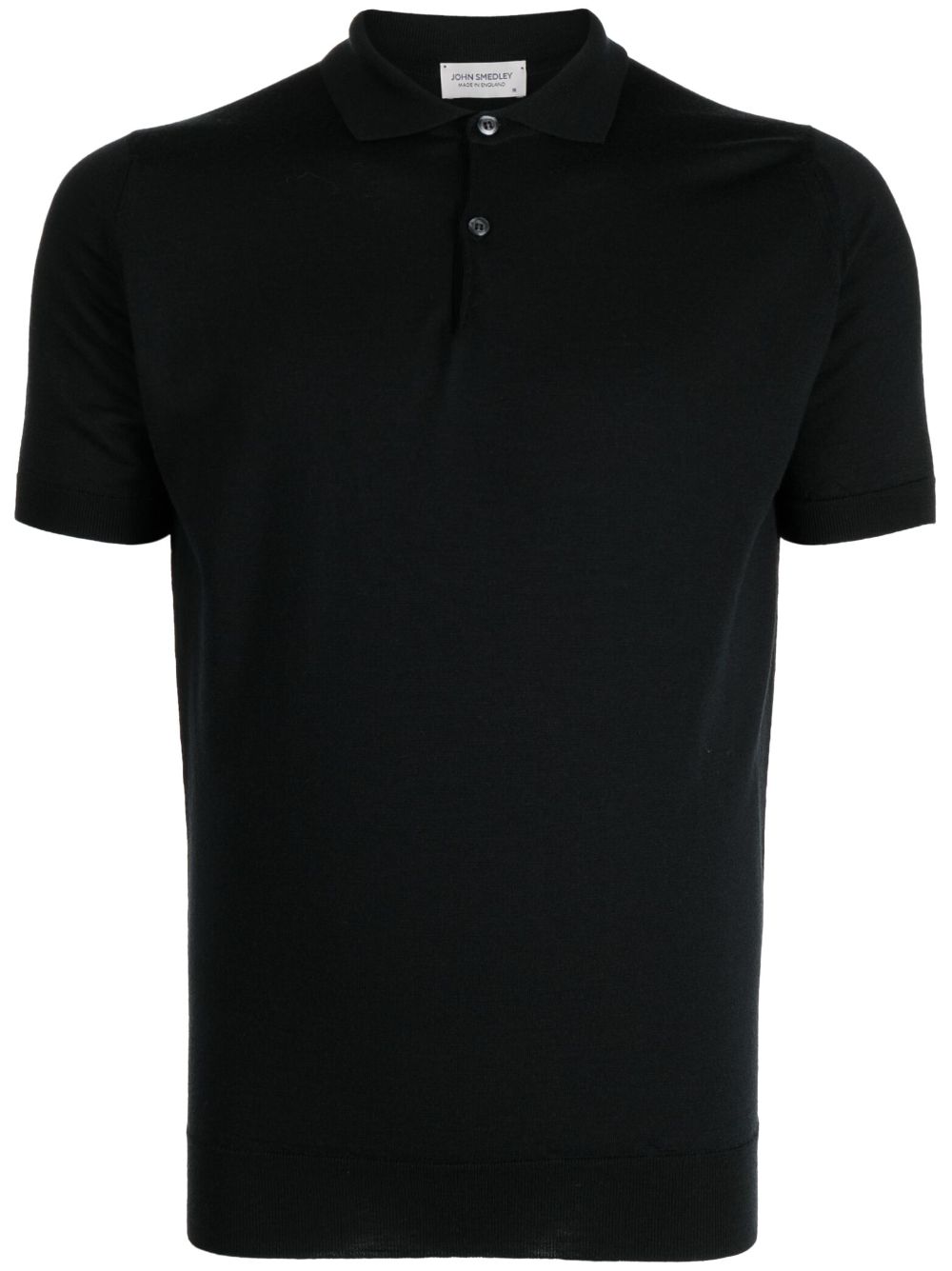 John Smedley Payton Poloshirt - Schwarz von John Smedley