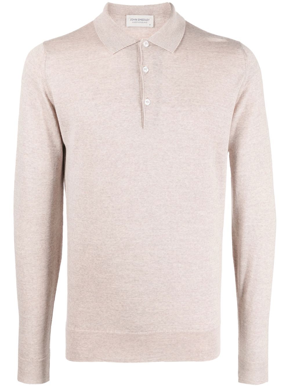 John Smedley Pullover mit Polokragen - Nude von John Smedley