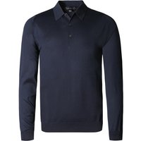 John Smedley Herren Pullover blau Cotton unifarben von John Smedley