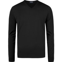 John Smedley Herren V-Pullover grau unifarben John Smedley Herren V-Pullover grau unifarben von John Smedley