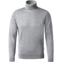 John Smedley Herren Rollkragenpullover grau Cotton unifarben von John Smedley