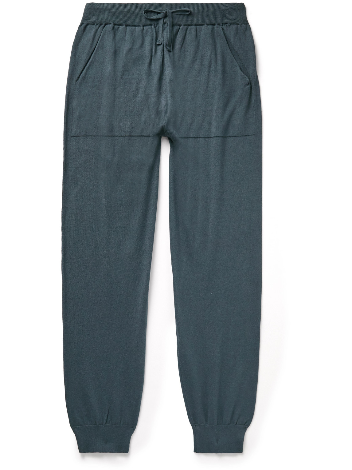 John Smedley - Tapered Cotton Sweatpants - Men - Green - XL von John Smedley